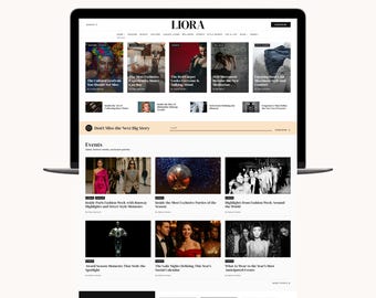 Editorial WordPress Kadence Theme – Liora Magazine & News Blog Template for Online Publications and Digital Newspapers