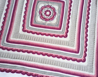 Margaret Blanket Crochet Pattern - Repeat Blanket Pattern