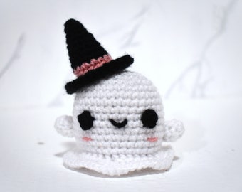 Crochet Ghost Witch, Halloween Amigurumi