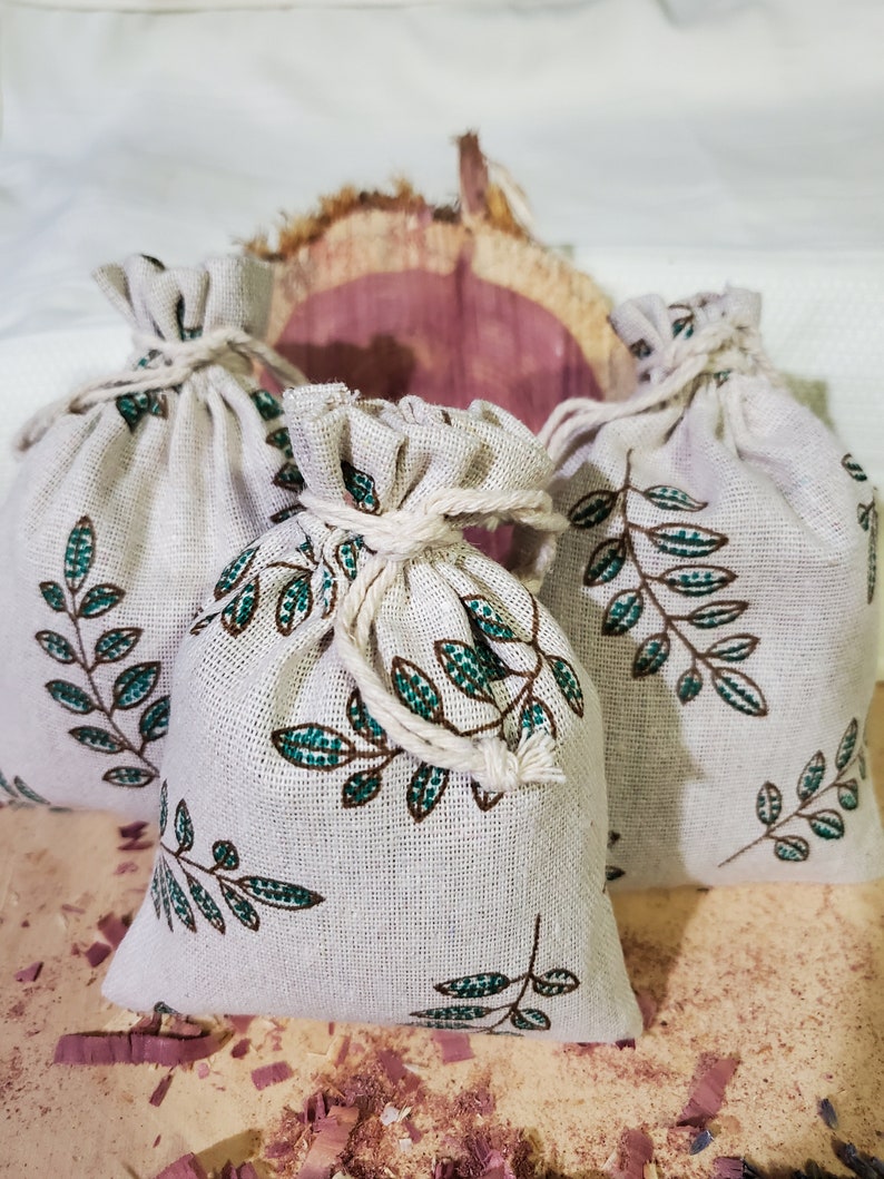 5 Sachets With Cedar / Lavender Natural Moth Repellent Etsy