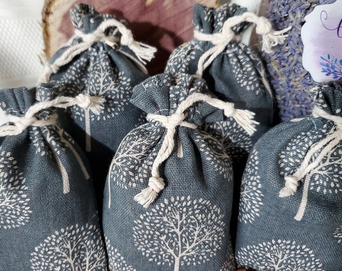 5 Mothrepellent Sachets, Cedar and Lavender Sachets, Hostess Gift