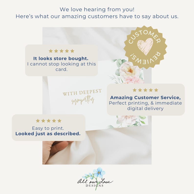 Tarjeta y sobre imprimibles para el Día de la Madre: saludo floral DIY para nuera, 5x7, descarga digital imagen 3