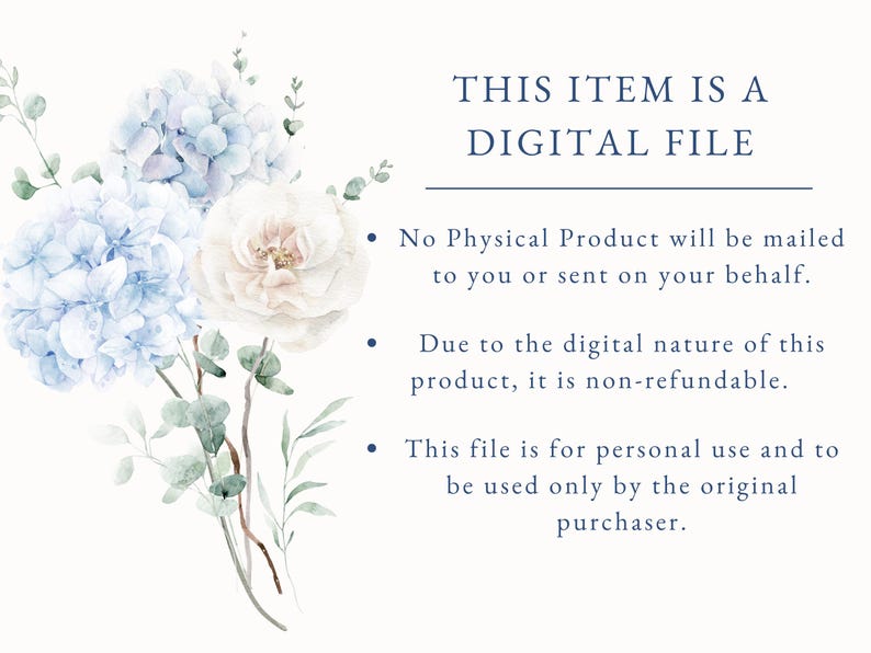 Tarjeta y sobre imprimibles para el Día de la Madre: saludo floral DIY para nuera, 5x7, descarga digital imagen 5