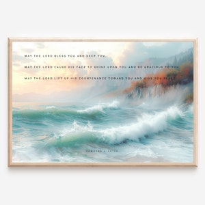 Numbers 6:24-26 The Lord Bless You And Keep You, Printable, Christian Art, Bible Verse Wall Art, Printable Wall Art, Digital Prints, Prints