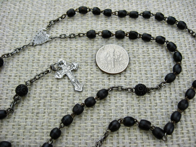 Saint Wilgefortis Rosary, made in France image 9