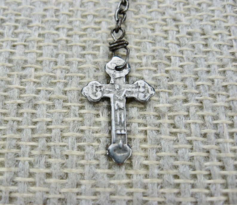 Saint Wilgefortis Rosary, made in France image 6