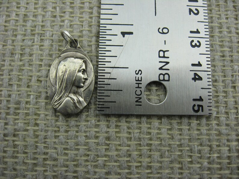 Our Lady of Lourdes Medal, Marked AP and Karo - Etsy