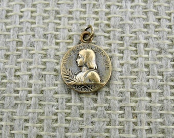 Joan of Arc and Saint Christopher Pendant