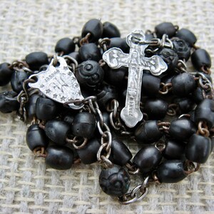 Saint Wilgefortis Rosary, made in France image 1