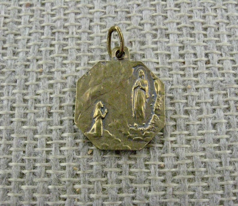 Our Lady of Lourdes Medal - Etsy