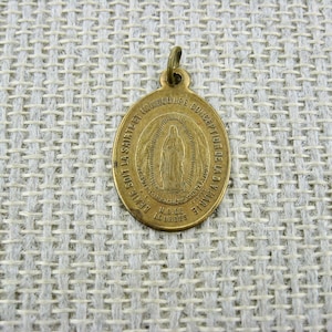 Our Lady of Lourdes Sanctuary Medal, from France