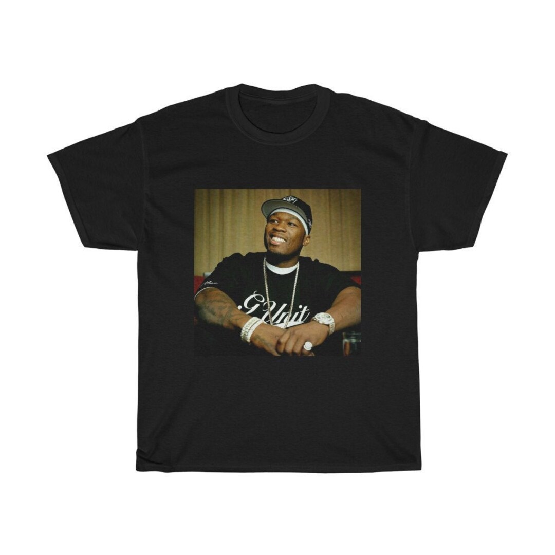 50 Cent Vintage Rapper T-shirt Fifty Cent Shirt Hip Hop - Etsy