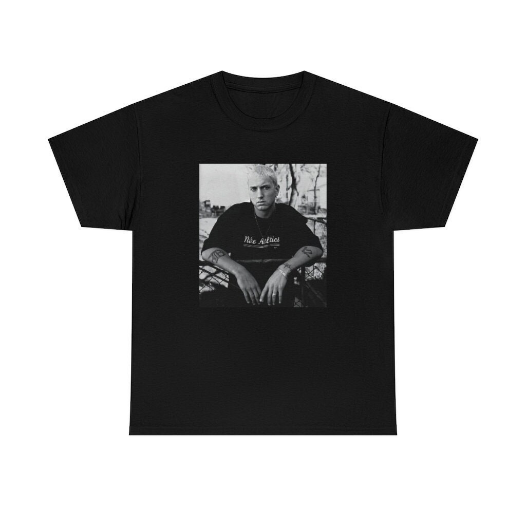 Discover Maglietta T-Shirt Eminem Slim Shady Uomo Donna Bambini Rapper Abbigliamento Hip Hop Anni '90