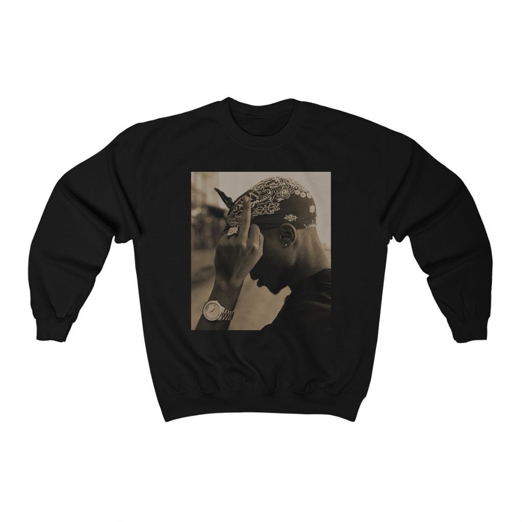 Discover Tupac Sweatshirt | Hip Hop Clothing | Rapper Sweatshirt