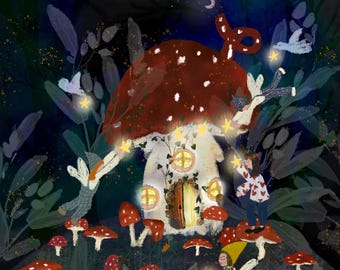 Luminance / A6 greeting cards / magical and whimsical illustration / handmade / eco-friendly / FSC