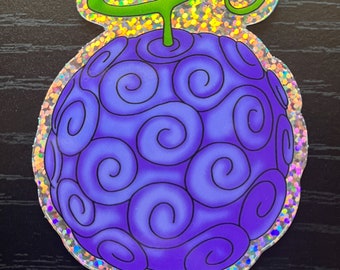 Gomu Gomu no Mi Glitter Sticker