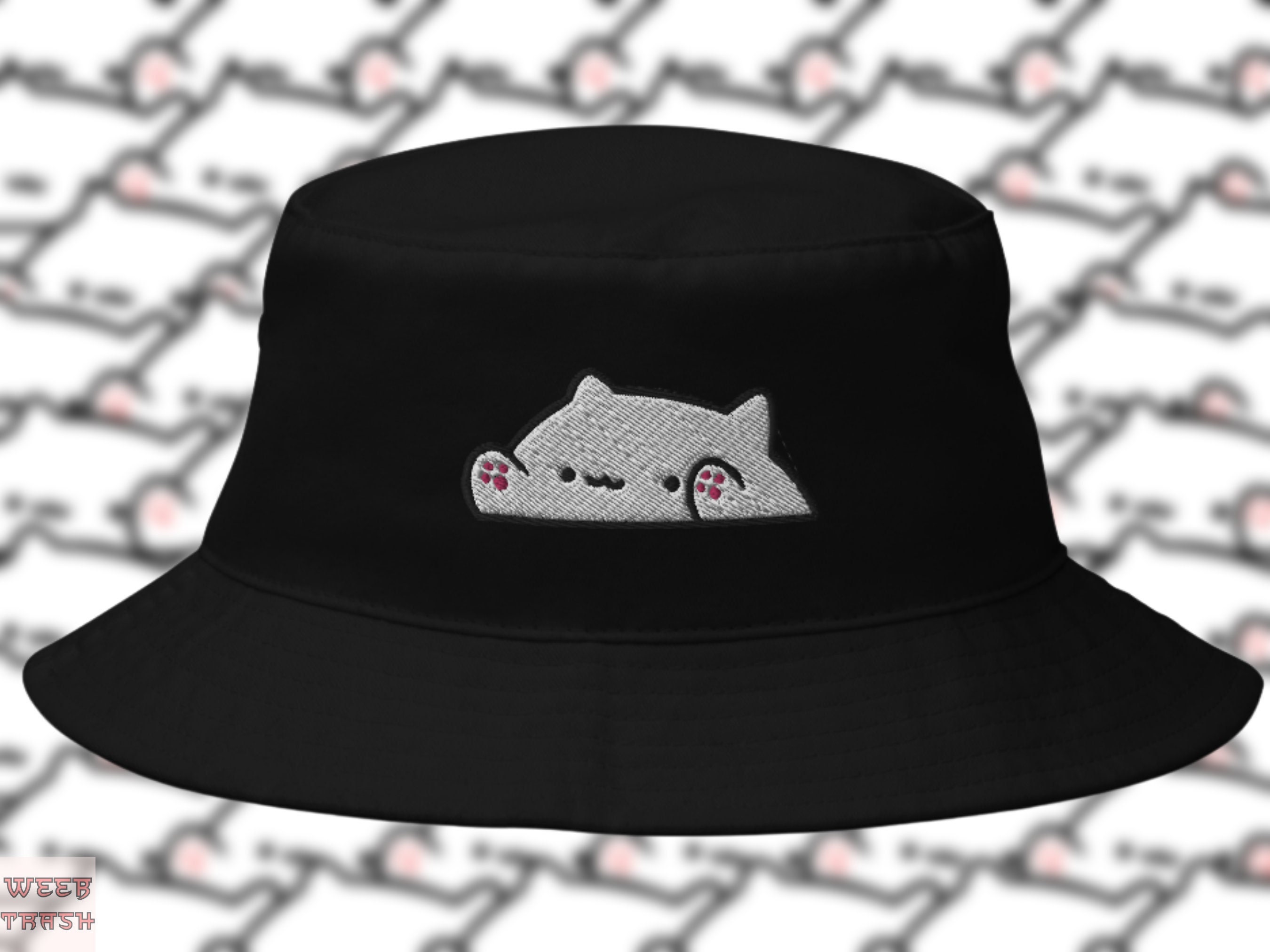 Bongo Cat Bucket Hat Meme Cat Bucket Hat Meme Bucket Hat Cat Bucket Hat  Kawaii Bucket Hat Cute Cat Bucket Hat Kawaii Cat Hat -  Canada