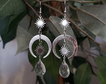 Set di orecchini a cerchio e a bottone scintillanti | Set di orecchini impilabili – Scream Pretty