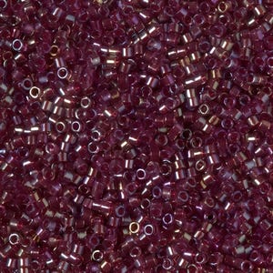 FANCY LINED RED Miyuki Delica 11/0 | Miyuki Beads | DB2375