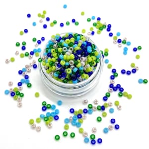 GEMTONES Seed Bead Mix 11/0 | Miyuki Rocaille Beads | Miyuki Seed Beads | 11/0 Round | RR11-MIX14 | Seed Bead Mix