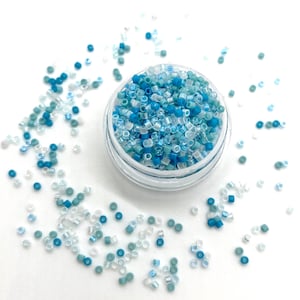 SEAFOAM DELICA Mix | 11/0 Miyuki Delica | Miyuki Beads | Delica Bead Mix | Trendy Beads | Beachy | Tropical