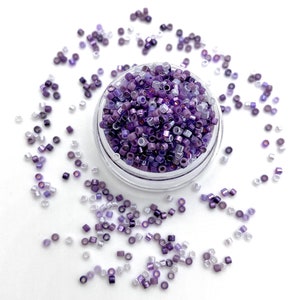 PURPLE! PURPLE! DELICA Mix | 11/0 Delica | Miyuki Delica Beads | Miyuki Beads | Delica Bead Mix | Trendy Bead | Beads
