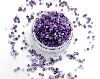 PURPLE! PURPLE! DELICA Mix | 11/0 Delica | Miyuki Delica Beads | Miyuki Beads | Delica Bead Mix | Trendy Bead | Beads