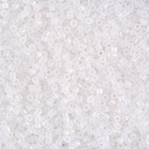 WHITE OPAL Miyuki Delica 11/0 | 7.2 Gram Tube | Miyuki 11/0 | Miyuki Beads | DB220
