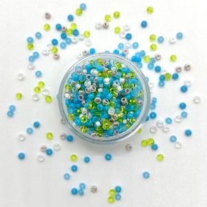 SERENITY Seed Bead Mix 11/0 | Miyuki Rocaille Beads | Miyuki Seed Beads | 11/0 Round | Seed Bead Mix