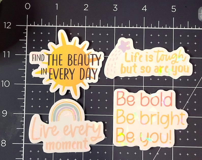 MENTAL HEALTH STICKERS Pack, Motivational Self Care Sticker Sets ...