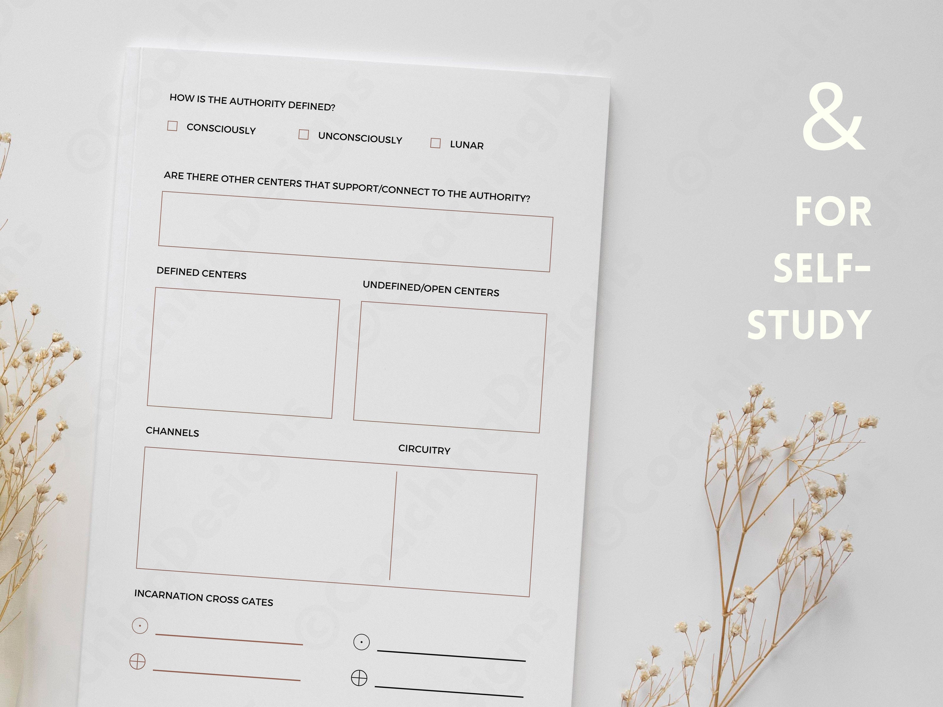 Human Design Bodygraph Notes for Readings | Human Design Chart PDF ...