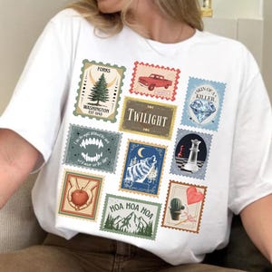 Twilight inspiriertes Shirt, Hoa Hoa Hoa Saison T-Shirt, Vampir Ästhetik, Buch-Liebhaber Geschenkidee, Geburtstagsgeschenk ihr Komfort Farben Dark Academia