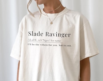 Camiseta Villan For You, Prisionero Plateado Comfort Colors®, Auren Goldfinch x Slade Ravinger, Merchandising de Raven Kennedy, Shadow Daddy, Regalo Romantasy