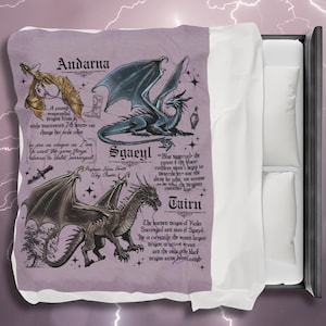 Vierde vleugel leesdeken Onyx Storm pluche deken Draak deken Boek gooi deken Fantasy fluwelen deken Date with a Boo Reader Gift