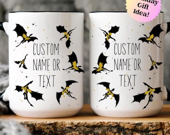 Taza personalizada de Fourth Wing, texto personalizado, cita de Xaden Riorson, Onyx Storm, merchandising de Fourth Wing, idea de regalo para lectores de Basgiath War College