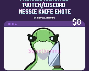 Apex Legends Nessie Knife Animated Emote: Twitch, Discord, Youtube (Digital Download)