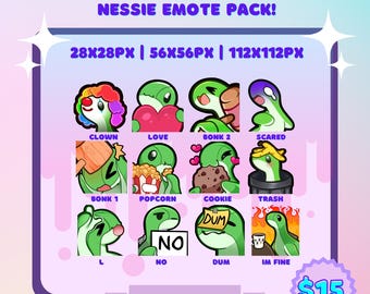 Paquete de gestos Nessie de Apex Legends 12: Twitch/Discord/YouTube (descarga digital)