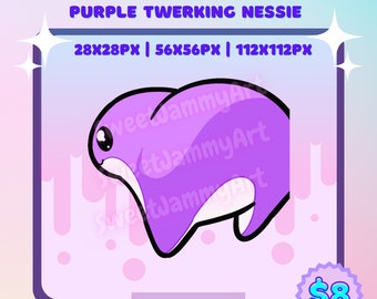 Apex Legends Nessie Emote: Animated Purple Twerk (Digital Download)