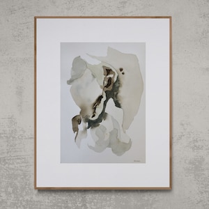 Abstraktes Aquarell Originalgemälde als Dekoration für Ihr Büro oder Ihr Zuhause Einzelstück