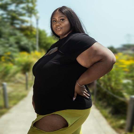 Women's plus shop size cocktail tops
