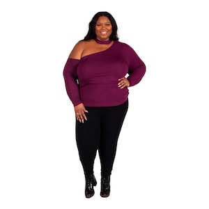 Choker off the Shoulder Top | Sexy Choker Tops | Plus Size Tops for Women | Trendy Ladies Tops | Date Night Tops | Girlfriend Gifts