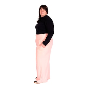 Plus Size Yoga Pants | Womens Pants | Lounge Pants | Wide Leg Pants | High Waist | Long Loose Casual Pants | Workout Pants with Pockets