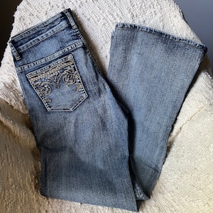 Y2K Sequin Bootcut Jeans | W Size: 10
