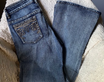 Y2K Sequin Bootcut Jeans | W Size: 10
