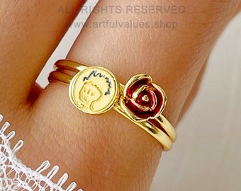 Anillo El Principito: Anillo ajustable a juego para parejas