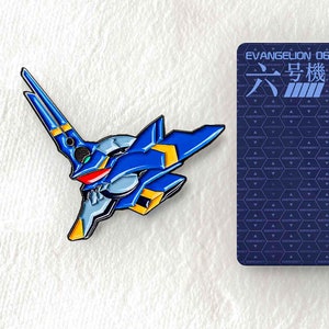 Eva Unit 06 Mecha Hard Enamel Manga Pin Lapel Hat Pin Badge, Japanese Anime Merch Accessories Personalized Gift Idea
