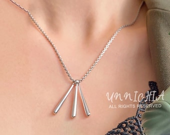 Sterling Silver Zoro Santoryu Necklace: Edgy Samurai Pendant