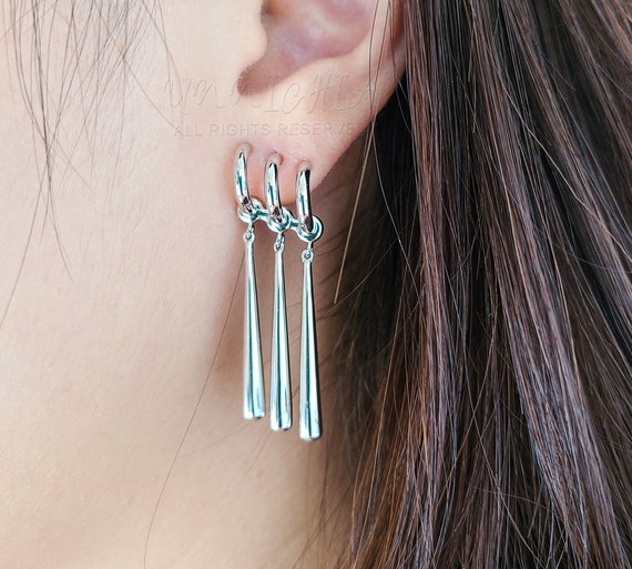 Silver Zoro Roronoa Earrings, high quality anime inspired earrings