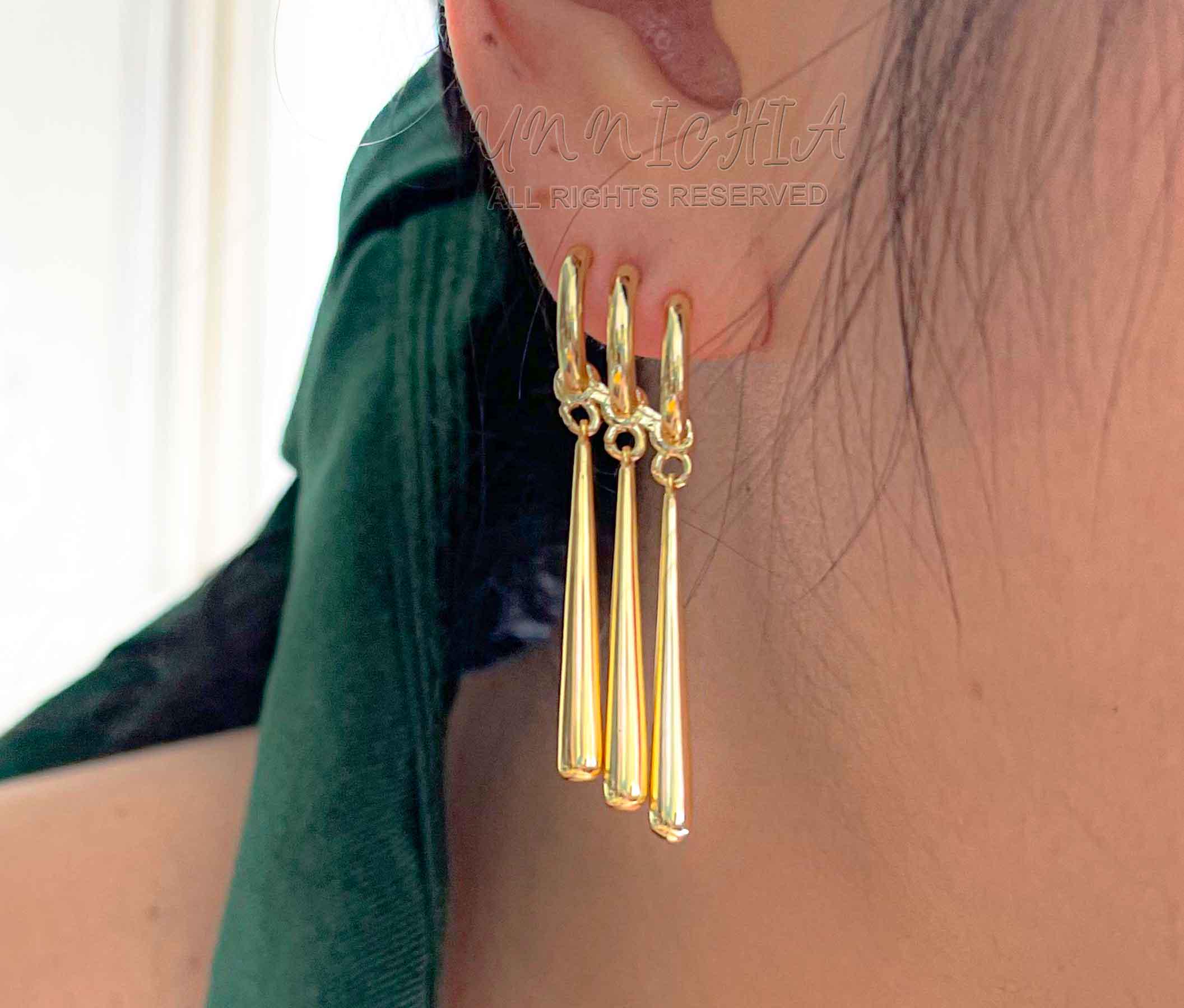 Boucles D'Oreilles Unisexe Style Zoro - Inox Argenté - Neuf Sans Emballage