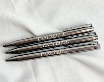 Ballpoint pen "Best Man" for weddings and civil ceremonies. Personalized engraving for best man gifts.